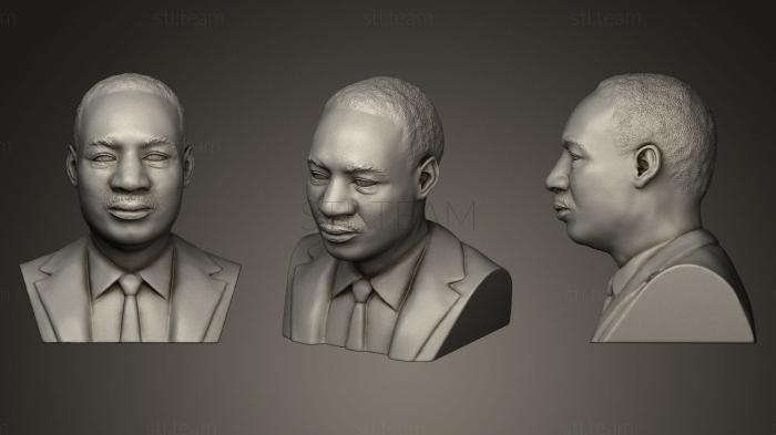 3D модель Мартин Лютер Кинг (STL)